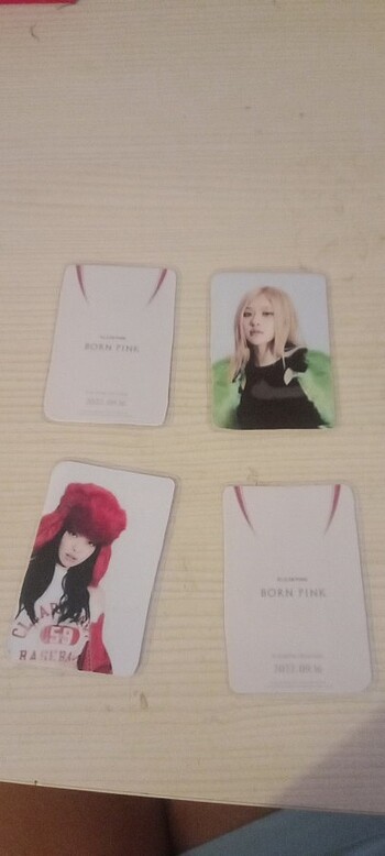 4 lü blackpink photocard