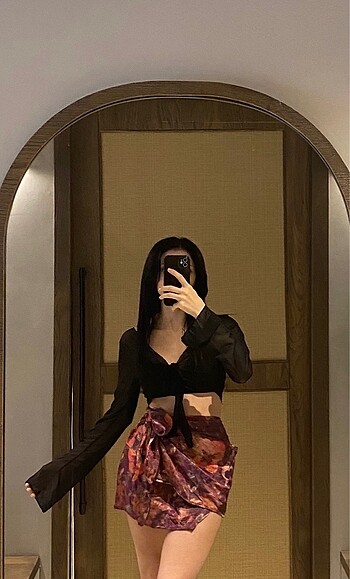 Desenli Mini etek