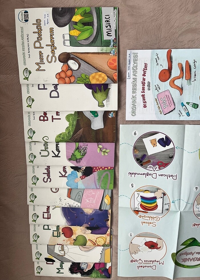 Organik Resim Atölyesi Kitap Seti (10 adet) - Görsel 2