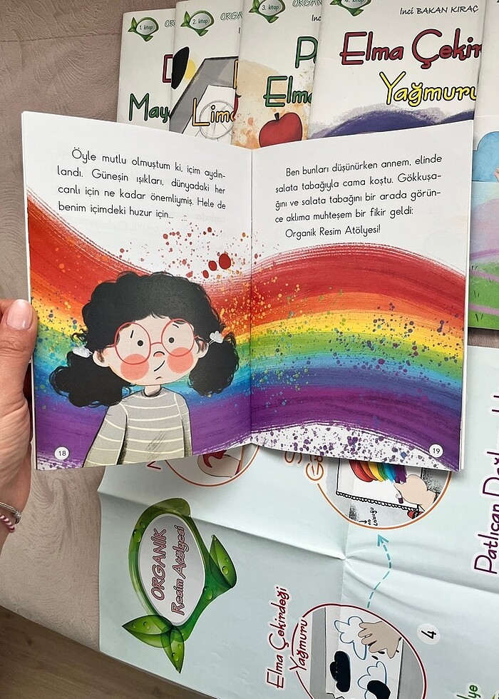 Organik Resim Atölyesi Kitap Seti (10 adet) - Görsel 4