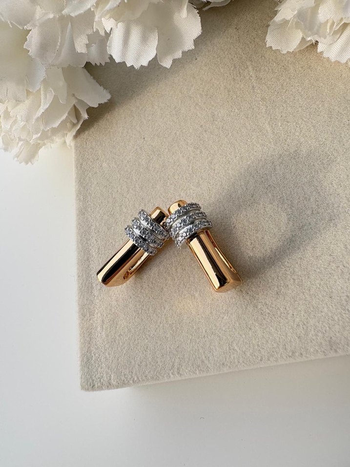 Xuping Çelik Kararmaz Küpe - Görsel 2