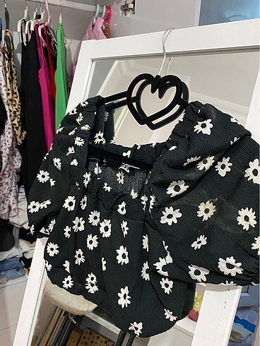 Zara çiçekli bluz