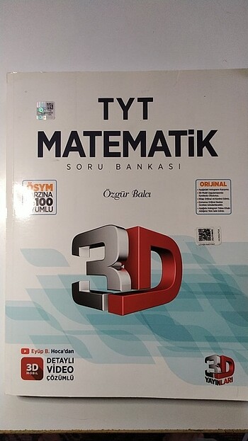 3D yayınları Tyt Matematik Soru Bankası