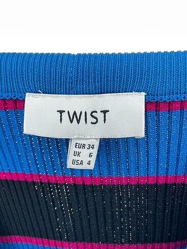 34 Beden çeşitli Renk Twist Midi Etek %70 İndirimli.