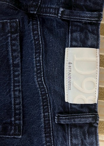 Stradivarius Stradi Lacivert D98 Straight Fit Jean