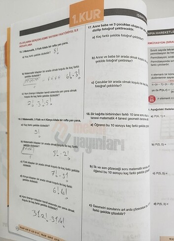 Ayt parkur matematik soru bankası