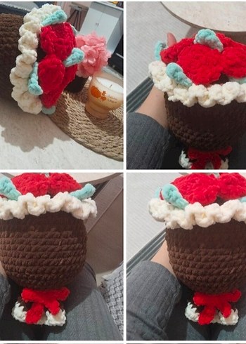 El Örgüsü Bohem Çiçek büyük boy