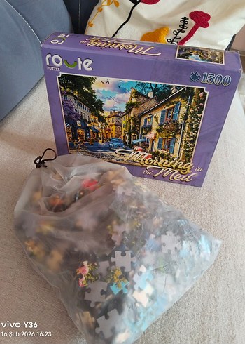 1500 Parça Pastel Renkli Route Puzzle