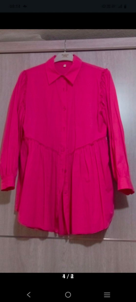 Düğmeli Yeşil Keten görünümlü - Görsel 3