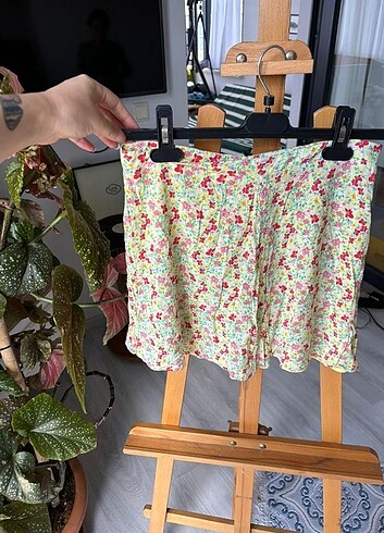 l Beden çeşitli Renk Astarlı Mini etek 