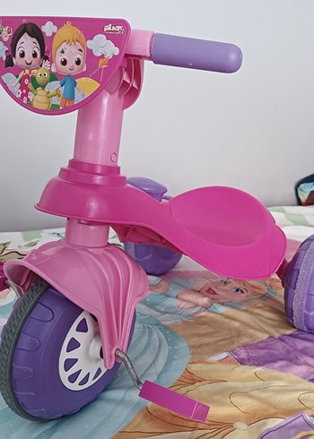 Niloya Renkli Pembe Üç Tekerlekli Bisiklet
