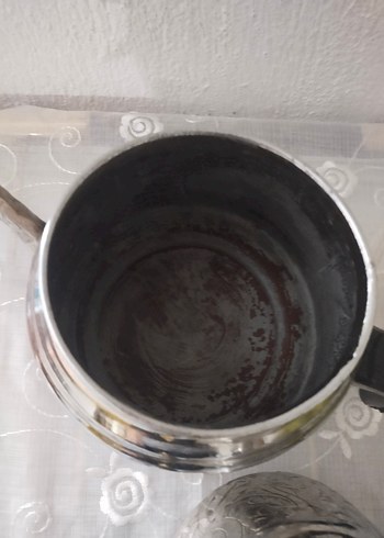 Diğer Gri İşlemeli Çaydanlık Seti