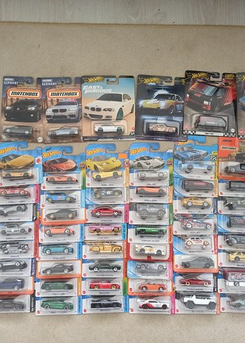 Hotwheels toplu koleksiyon
