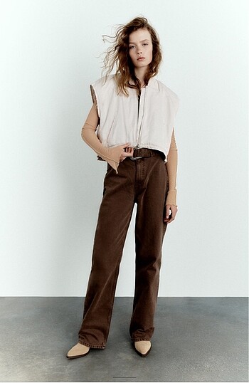 s Beden Zara oversize yelek
