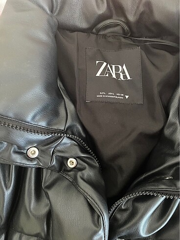 Zara Zara deri şişme mont