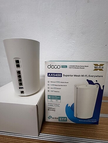 Tp link deco x73 dsl sıfır 2 yıl garantili