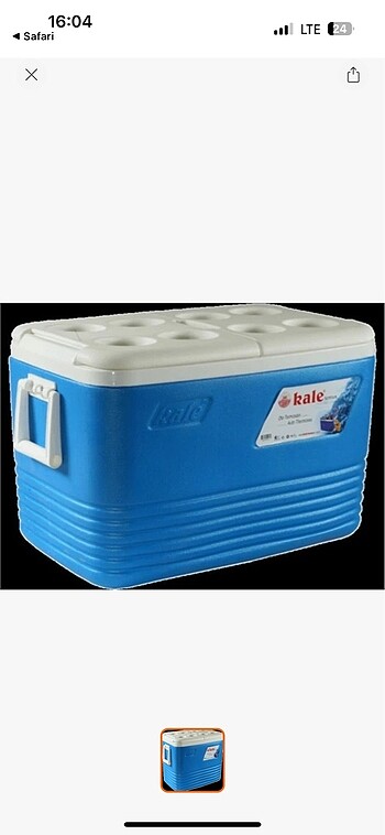 Kale 60 litre buzluk termos