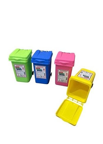 MAVİ ÇÖP KUTUSU KALEMLİK - Görsel 2