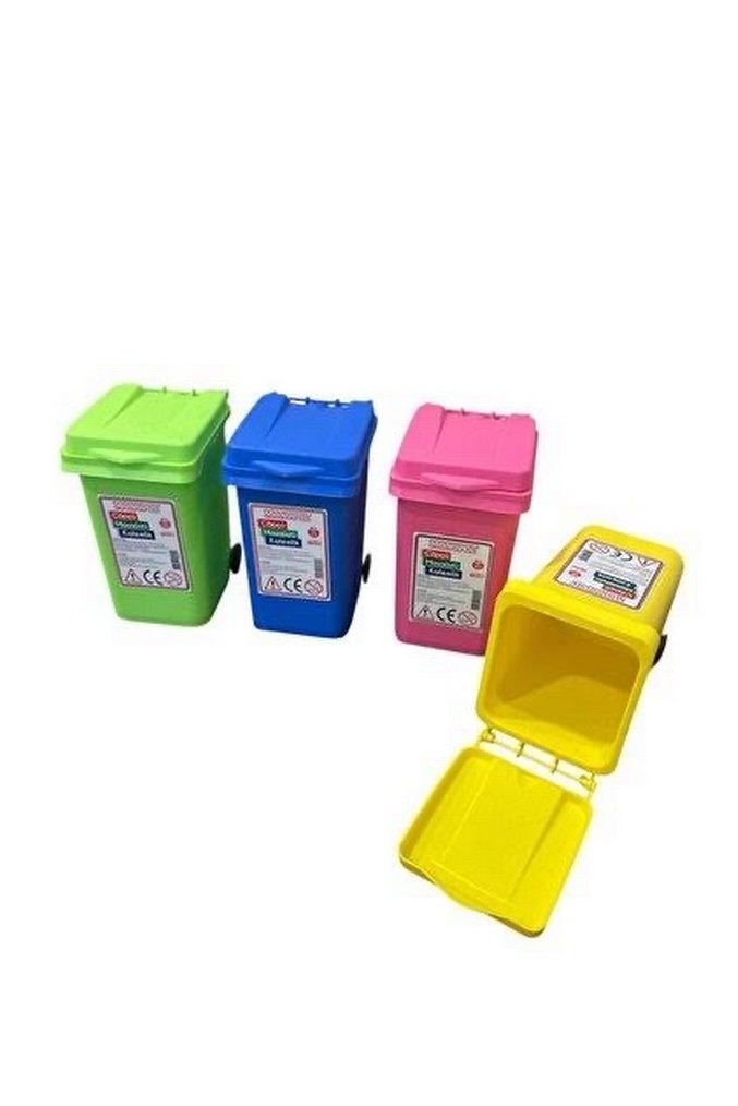 MAVİ ÇÖP KUTUSU KALEMLİK - Görsel 2