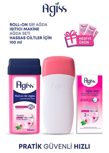 Agiss Elektrikli Roll-on Ağda Isıtıcı Seti - Görsel 2