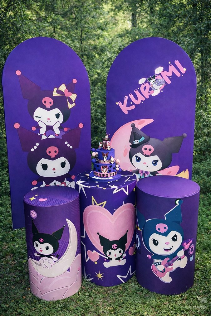 Mor Kuromi Temalı Parti Dekorları - Görsel 2