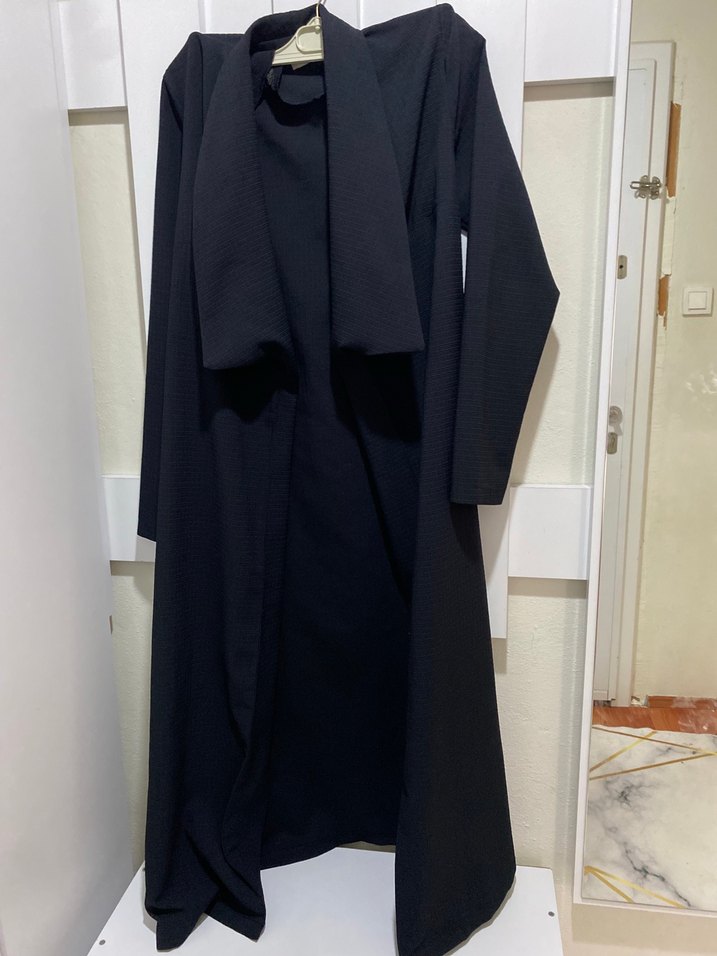 Kapitone belden kuşaklı trençkot - Görsel 2