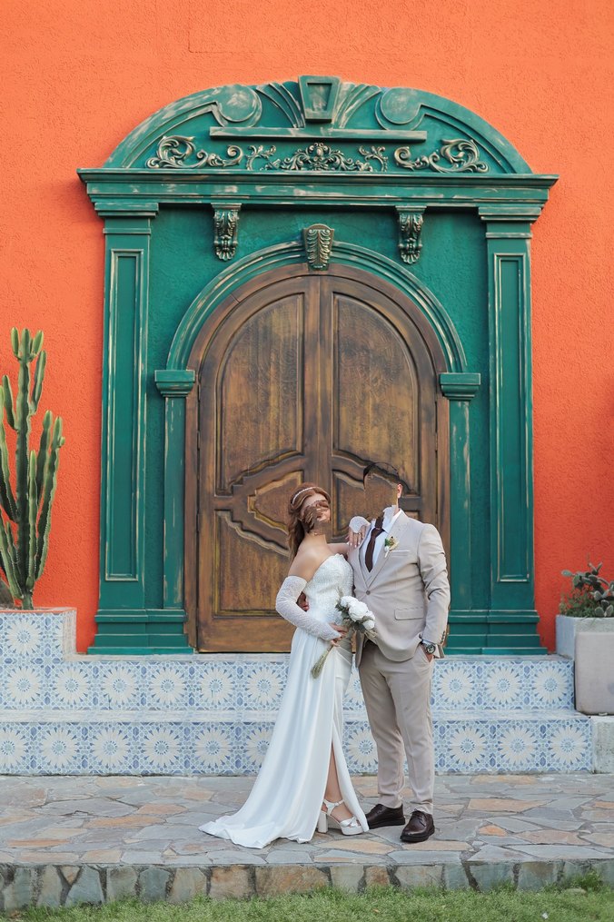 Bohem Beyaz Uzun Kollu A Kesim Gelinlik - Görsel 2