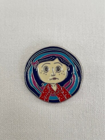 Coraline Metal Rozet Broş