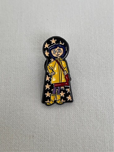 Coraline Metal Rozet Broş