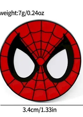 Spiderman Metal Rozet Broş