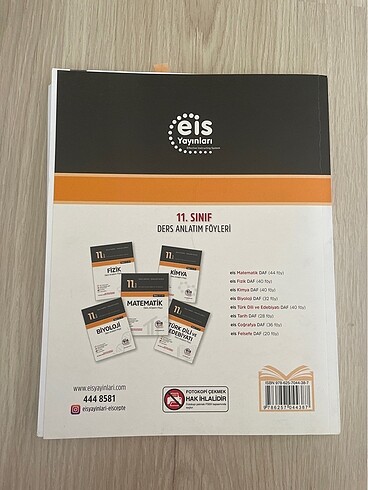  Beden EİS YAYINLARI 11. sınıf fizik DAF