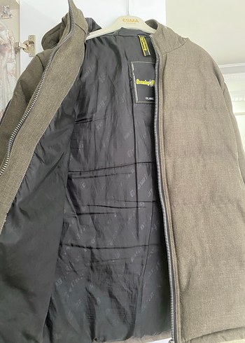 Erkek yeşil Fermuarlı Kaban - Görsel 3