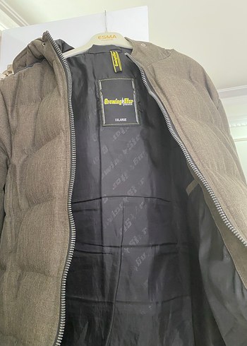 Erkek yeşil Fermuarlı Kaban - Görsel 4