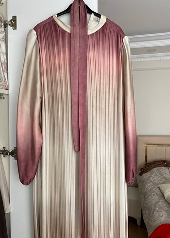 Uzun Pilili Bohem Kadın Elbise - Görsel 2