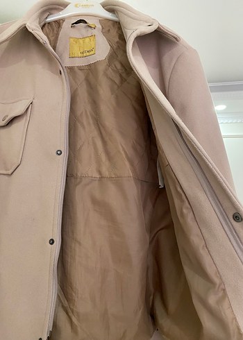 Bej Süet Düğmeli Erkek Ceket - Görsel 4