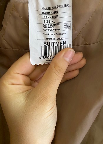 Bej Süet Düğmeli Erkek Ceket - Görsel 6