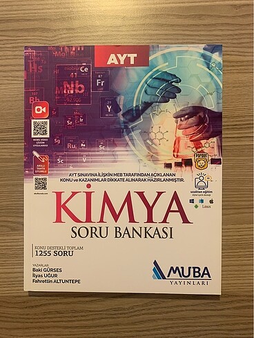 MUBA Yayınları AYT Kimya