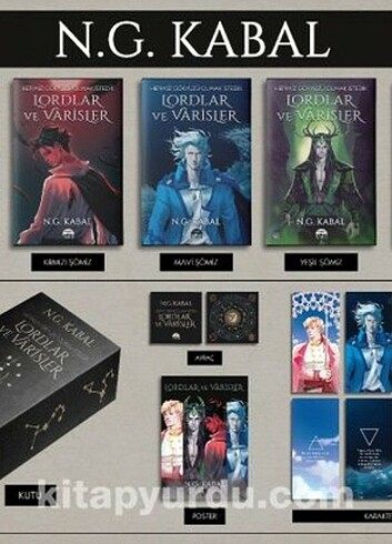 Lordlar ve Varisler kutulu set (kucuk hasarlari var açıklamada b