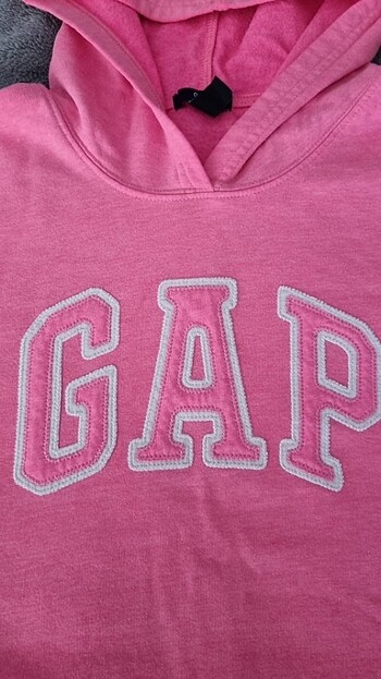 12-13 Yaş Beden pembe Renk Orjinal Gap Sweatshirt