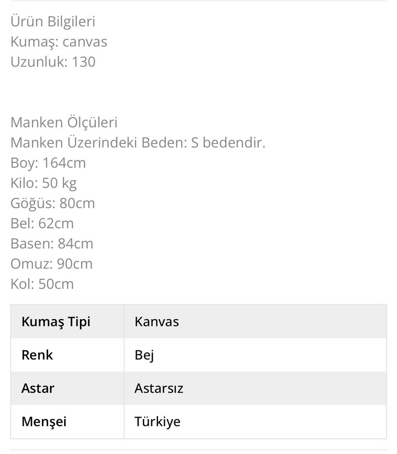 Bej Uzun Kadın Trençkot - Görsel 3