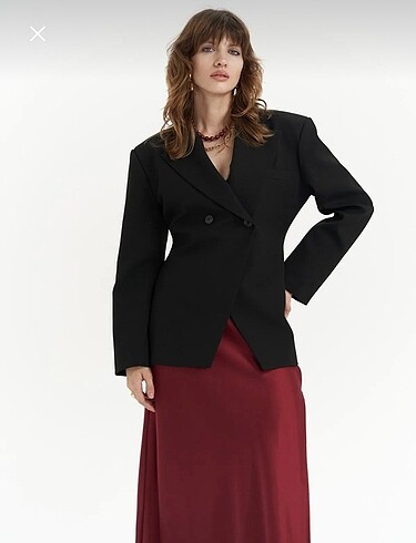 Mai Belden Oturmalı Blazer Ceket