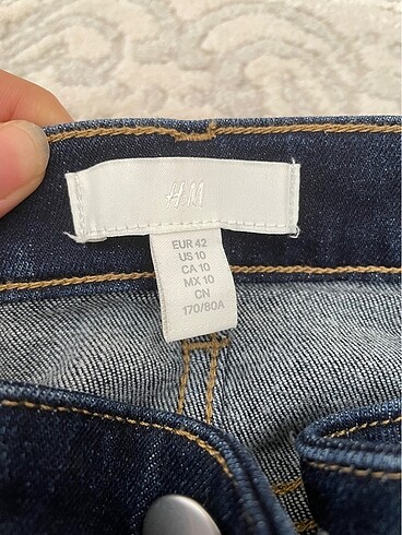 42 Beden H&M koyu mavi jean