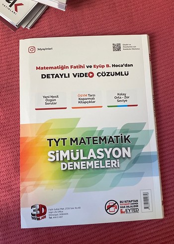  Beden 3D TYT Matematik branş denemesi