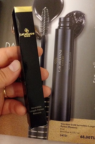 oriflame giordani gold maskara