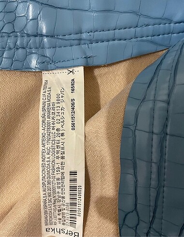 s Beden mavi Renk BERSHKA etek