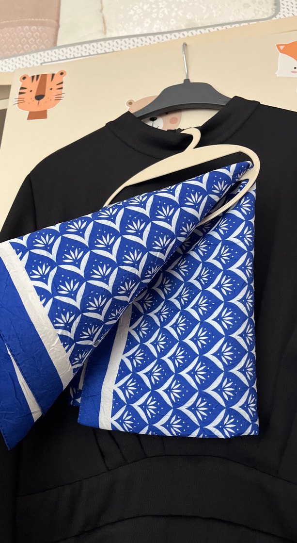 Koyu Mavi Desenli Bebek Kanguru - Görsel 2