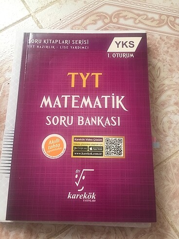 Tyt matematik soru bankası karekök yayınları