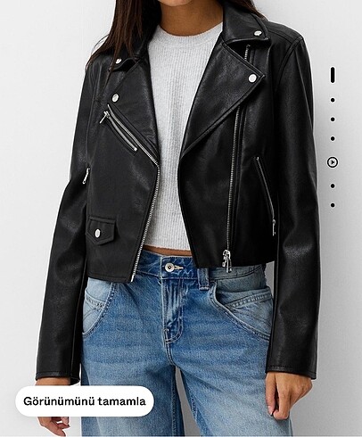 BERSHKA deri ceket