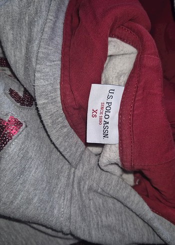 xs Beden Polo pamuklu sweatshirt