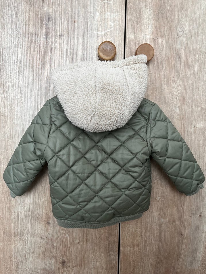 Kürklü Kapüşonlu Erkek Çocuk Mont - Görsel 2